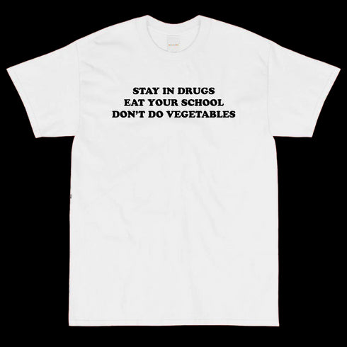 Porzingis Women's Elegant Tee Summer Cotton Eat Your School T-shirt